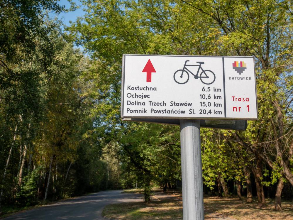Czerwony szlak rowerowy nr 1: Katowice - Pszczyna