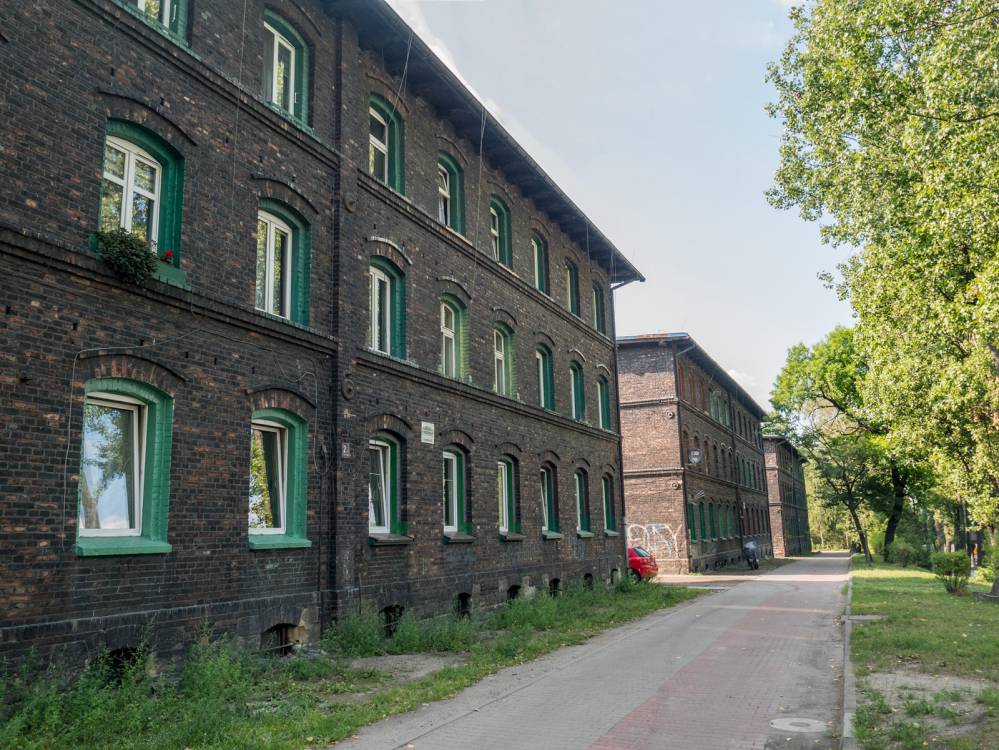 Ż&oacute;łty szlak rowerowy nr 5 w Katowicach