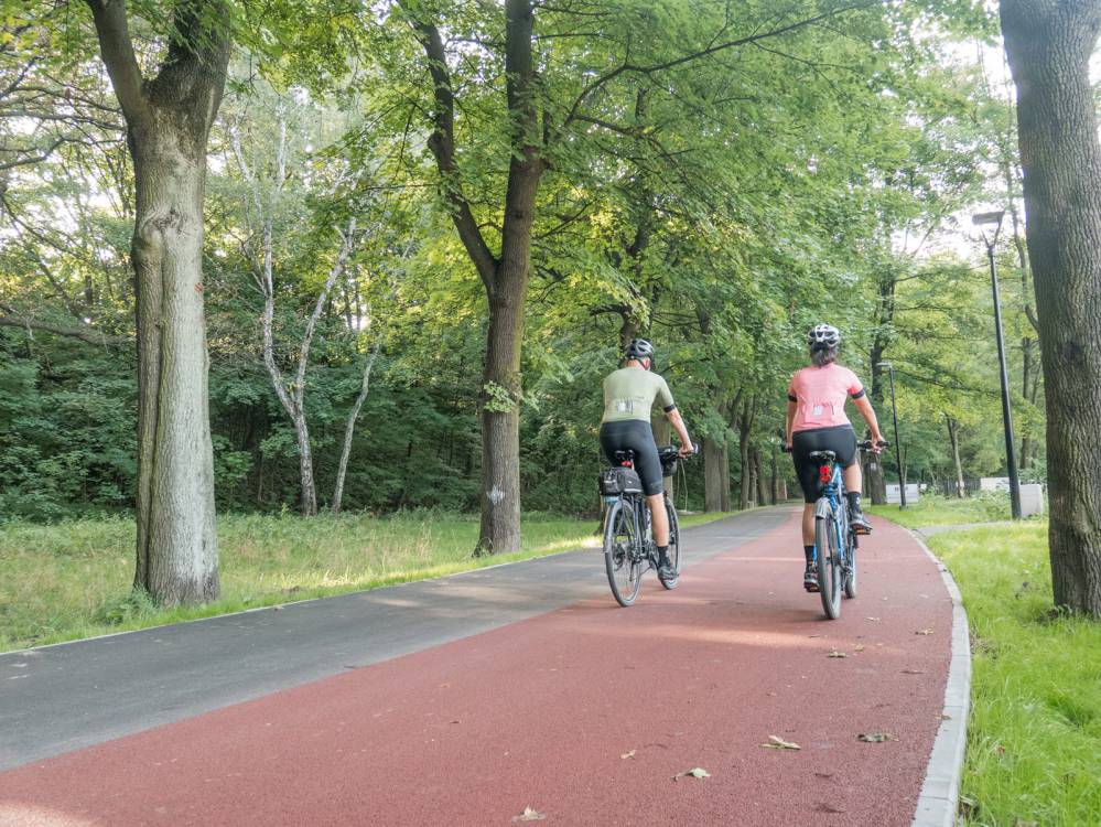 Zielony szlak rowerowy nr 7 w Mysłowicach