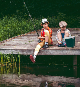 Nad jezioro z dzieckiem