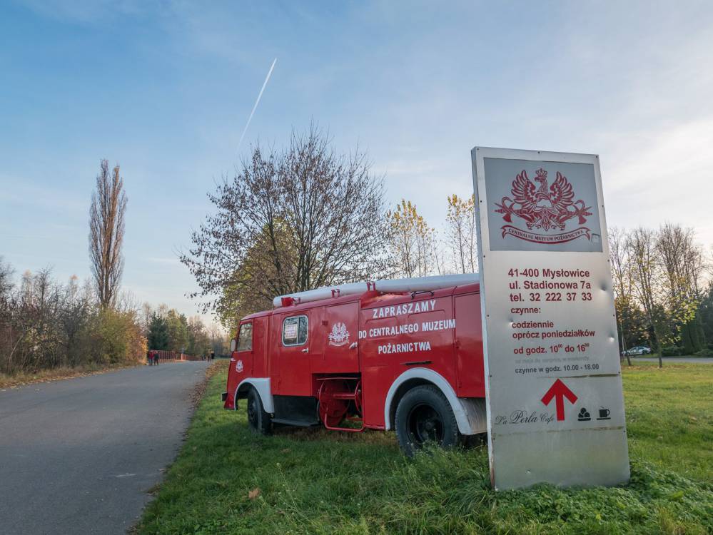 Czerwony szlak rowerowy nr 110 w Mysłowicach