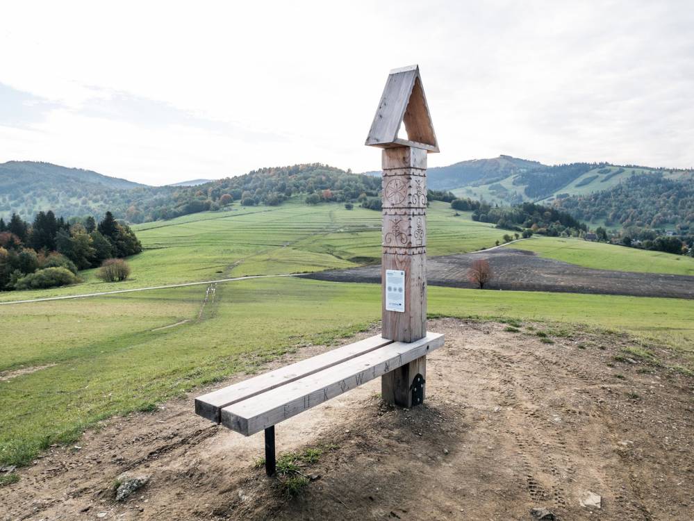 Czarny szlak rowerowy w Węgierskiej G&oacute;rce